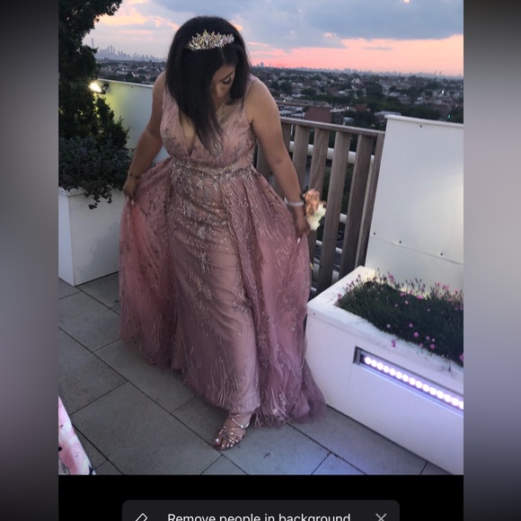 Lara Gown / Prom Dress - $700 VALUE Size 12 - Picture 11 of 13